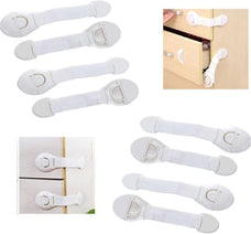 Baby Proofing Safety Guards Kit – Adjustable Child Locks for Kitchen Cupboards, Easy-to-Install Fridge & Drawer Lock, Child Safety Cupboard Locks for Children